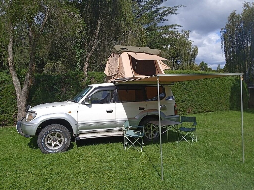Best Prado (TX/TZ) land cruiser with rooftop tent in uganda