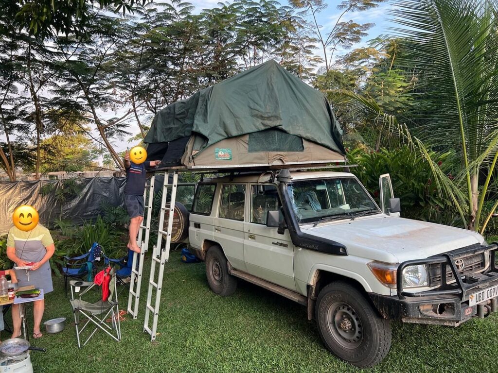 specifications of each rooftop tent on the land Cruiser LX